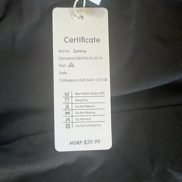 Woman’s black size extra large dress zalalus new with tags - Picture 4 of 5